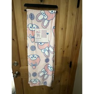 Monchhichi & Chimutan Soft Plush Throw Blanket 50"  70" NWT